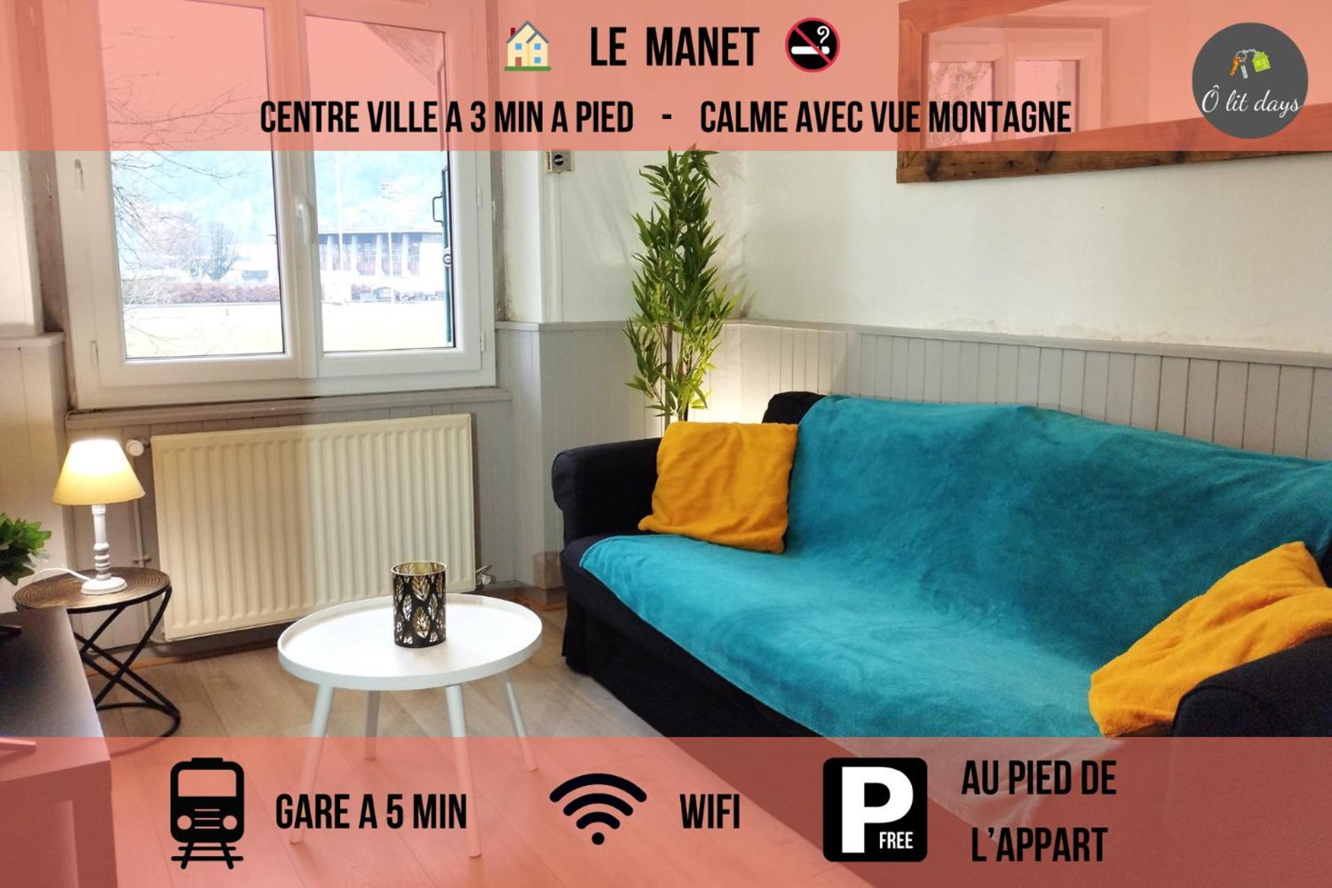 Le Manet - Appartement Proche Centre Ville - Parking Gratuit Bonneville Bagian luar foto